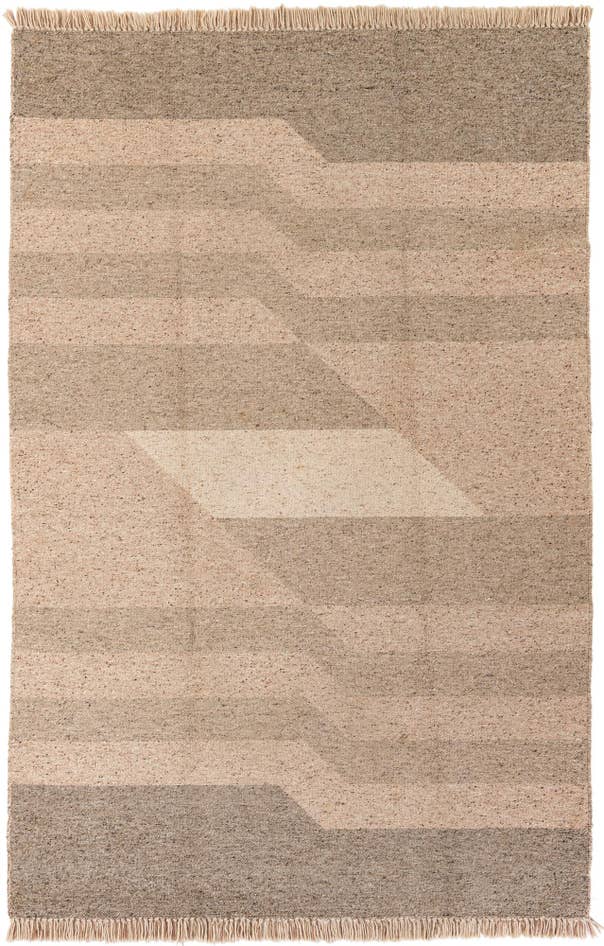 Detail image of 6' 7 x 10' Hand Knotted Moroccan Wool Rug
