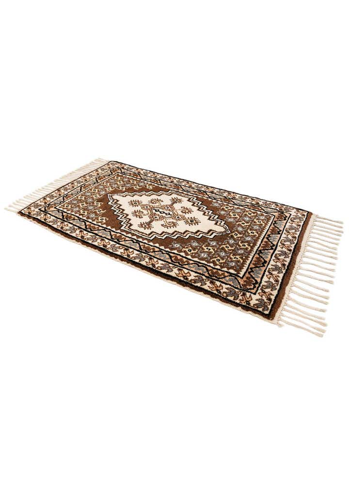 2' 9 x 4' 10 Hand Knotted Moroccan Wool Rug