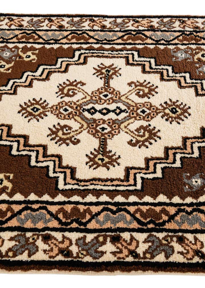 2' 9 x 4' 10 Hand Knotted Moroccan Wool Rug