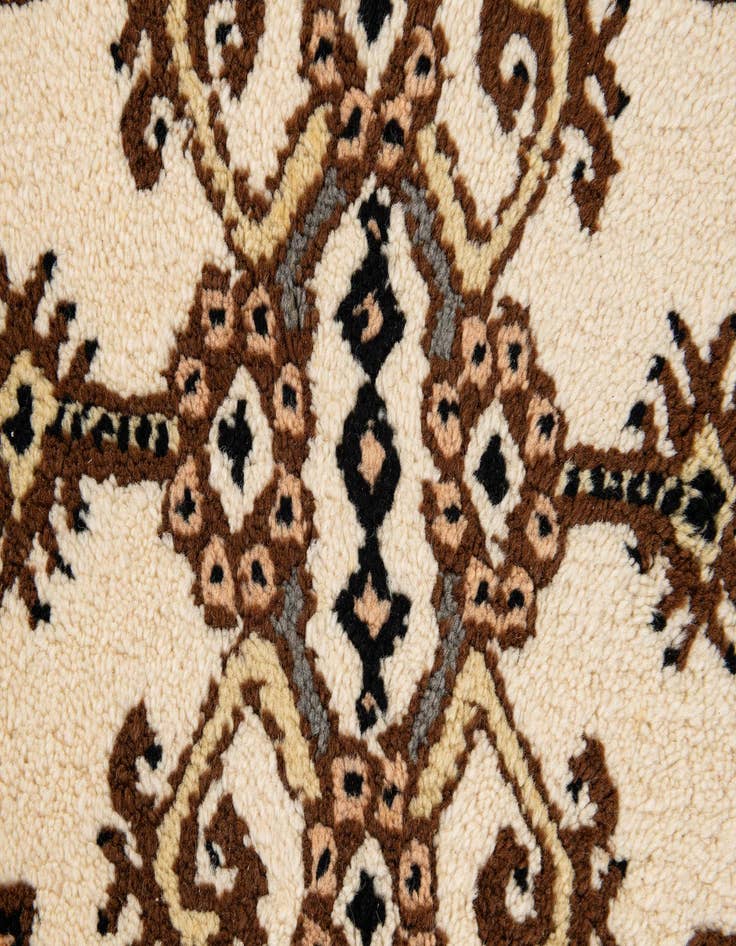 Detail image of 2' 9 x 4' 10  Hand Knotted Moroccan Wool Rug