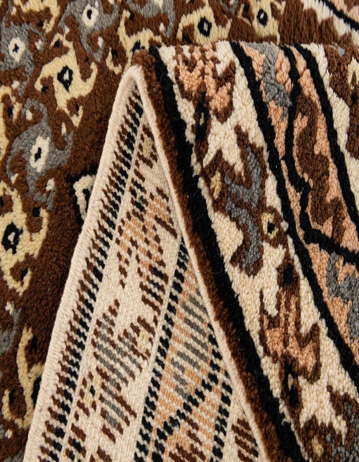 Detail image of 2' 9 x 4' 10  Hand Knotted Moroccan Wool Rug