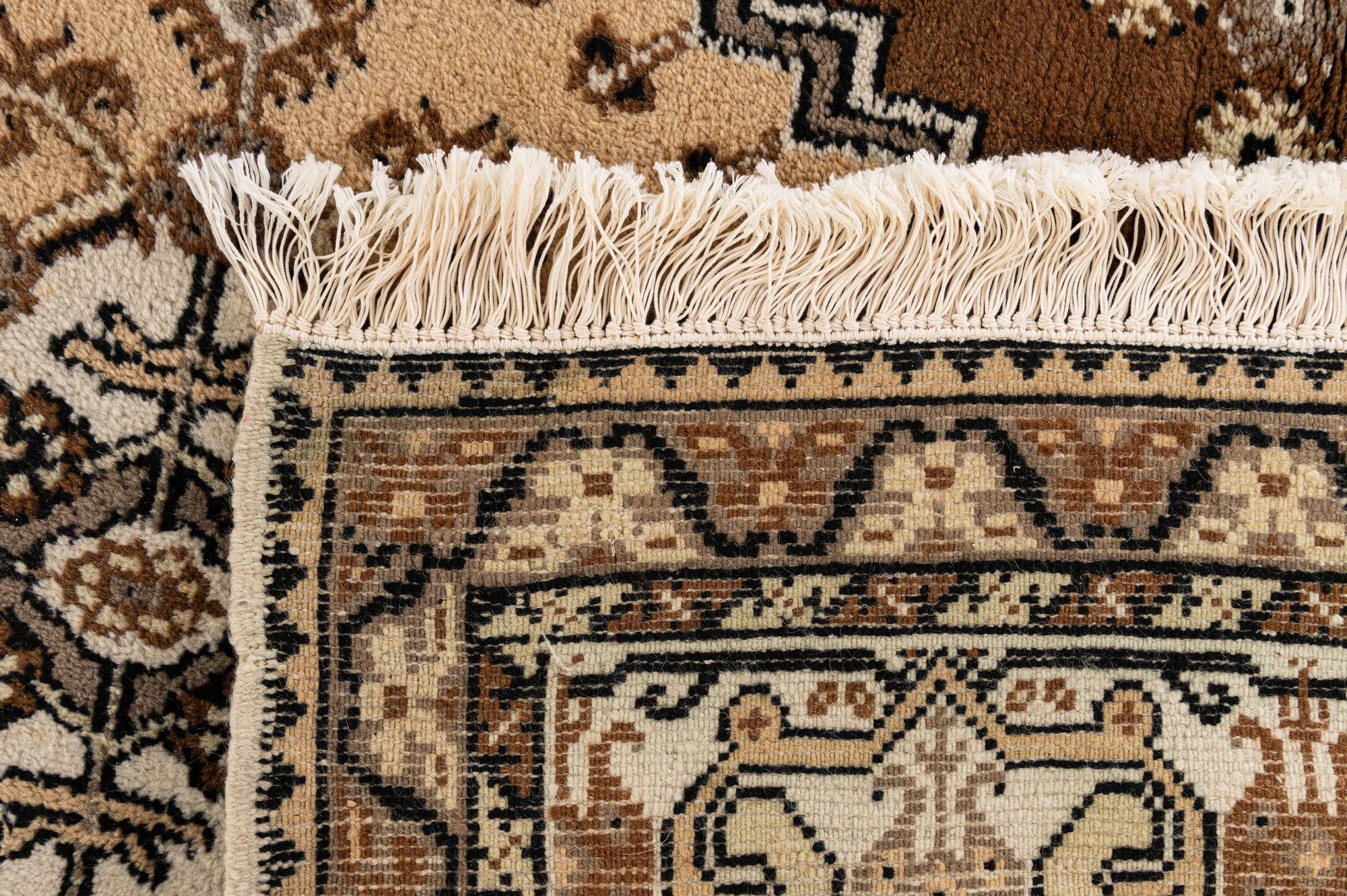 6' 7 x 9' 3 Hand Knotted Moroccan Wool Rug