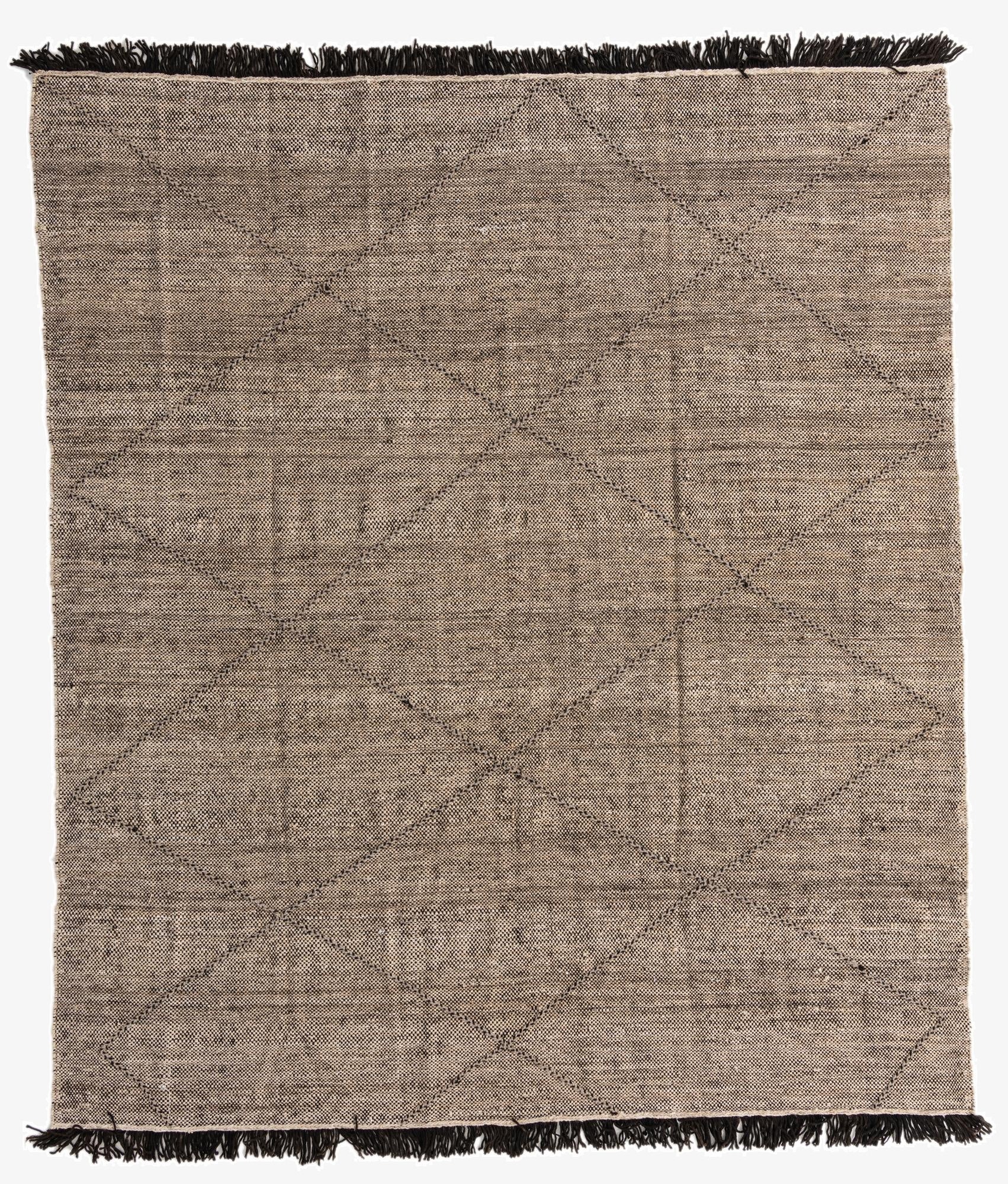 8' 6 x 9' 10  Hand Knotted Moroccan Wool Rug