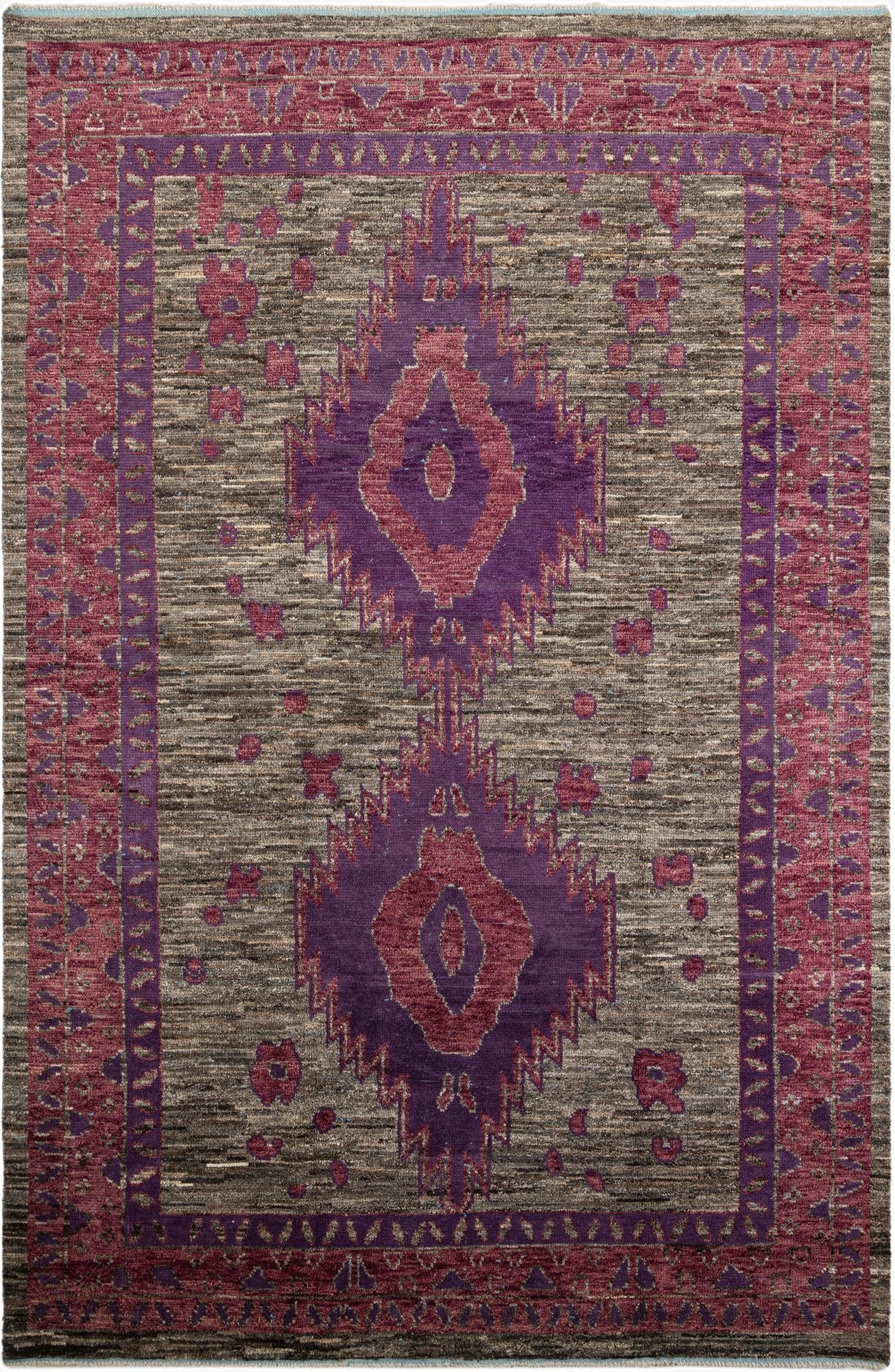 9' 5 x 14' 2  Hand Knotted Moroccan Wool Rug