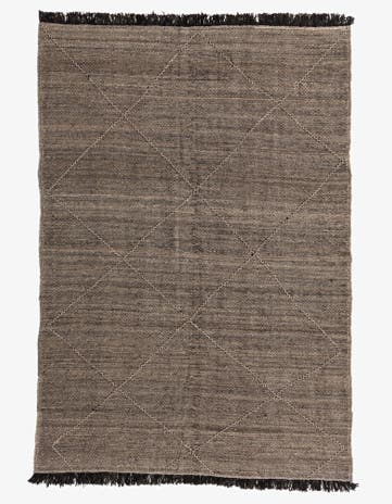6' 7 x 9' 7 Hand Knotted Moroccan Wool Rug