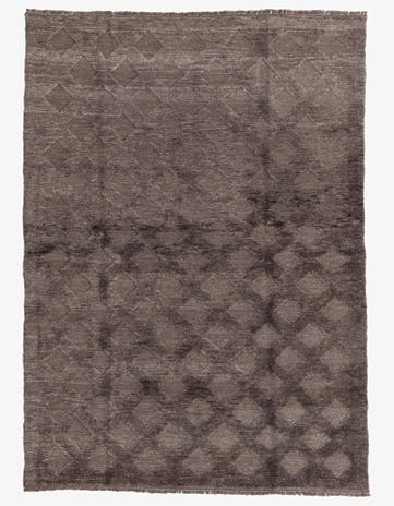 5' 9 x 8' Hand Knotted Moroccan Wool Rug