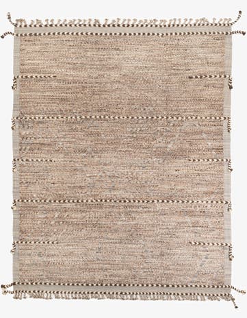 8' 7 x 10' 7 Hand Knotted Moroccan Wool Rug
