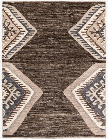 9' 1 x 11' 10 Hand Knotted Moroccan Wool Rug