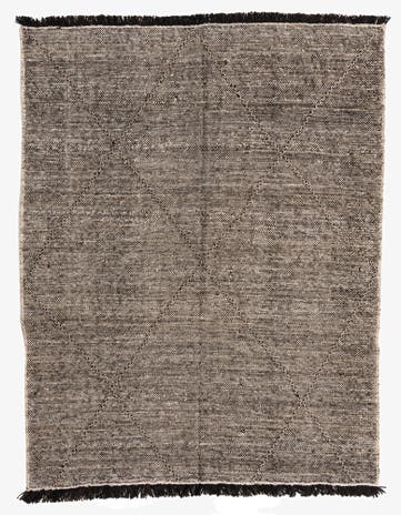 5' 10 x 7' 7 Hand Knotted Moroccan Wool Rug