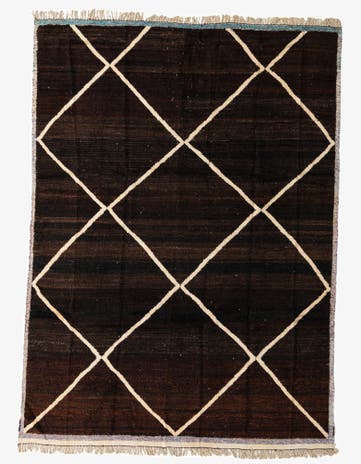 8' 10 x 12' 1 Hand Knotted Moroccan Wool Rug
