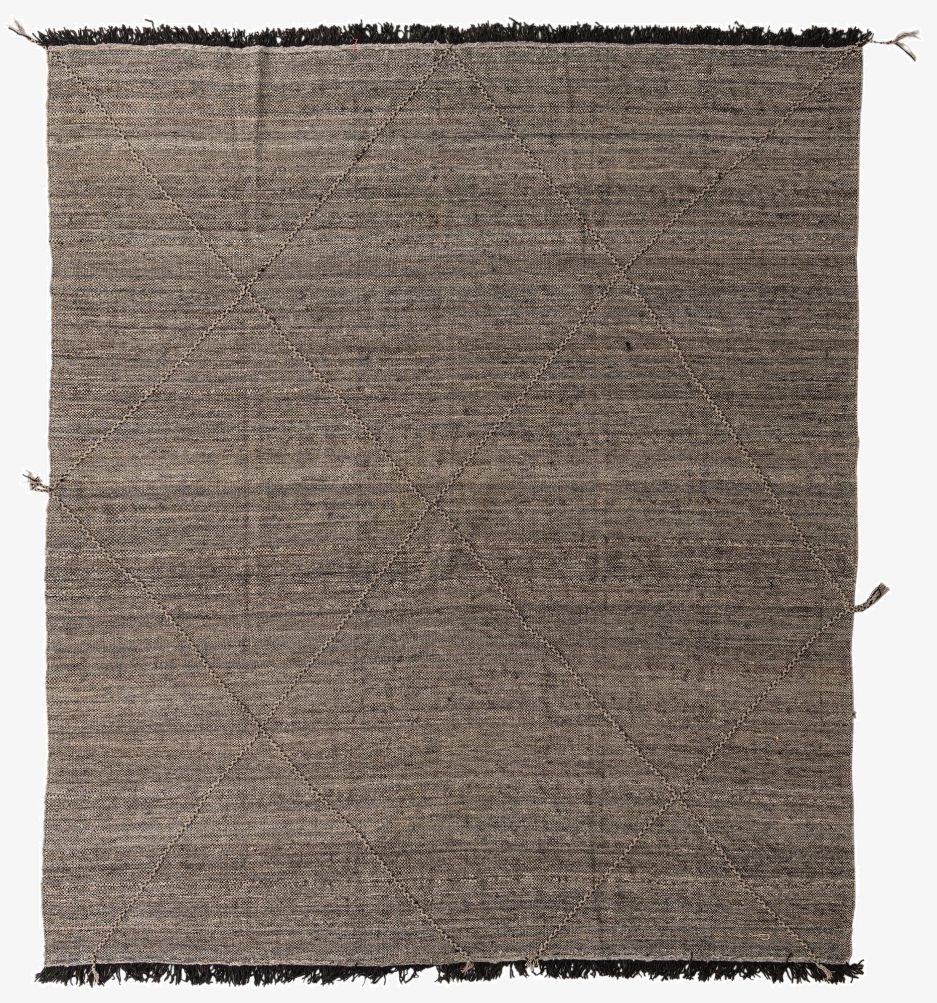 8' 5 x 9' 8  Hand Knotted Moroccan Wool Rug