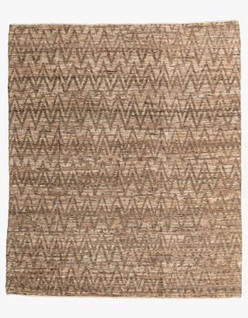 8' 7 x 10' 2 Hand Knotted Moroccan Wool Rug