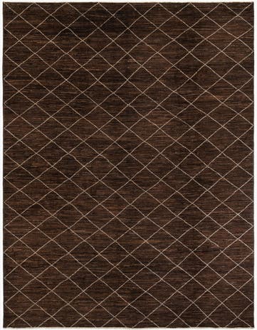 10' x 13' Hand Knotted Moroccan Wool Rug