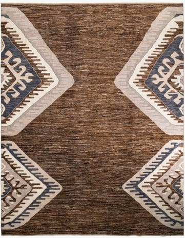 12' x 15' 4 Hand Knotted Moroccan Wool Rug