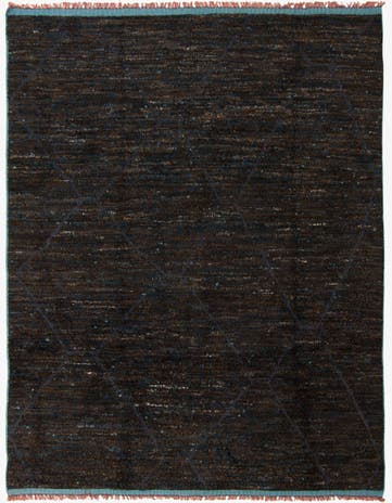 8' 1 x 10' 5 Hand Knotted Moroccan Wool Rug