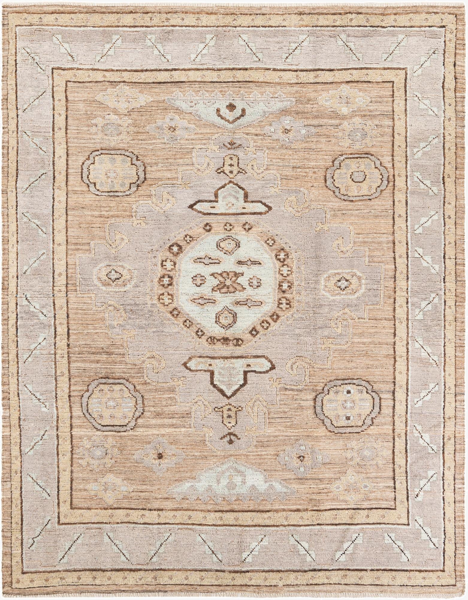 8' 2 x 10' 3  Hand Knotted Moroccan Wool Rug