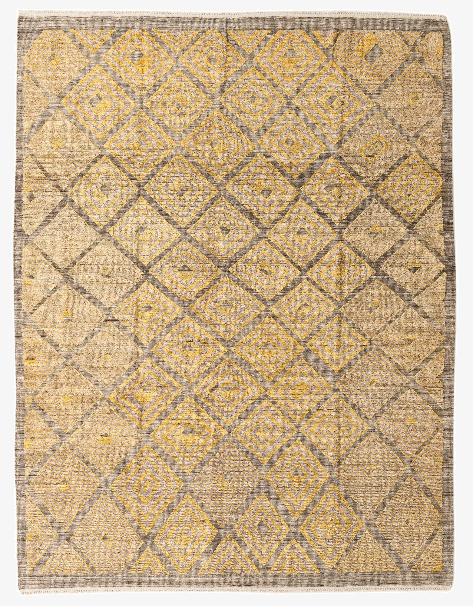 8' x 10' 5  Hand Knotted Moroccan Wool Rug