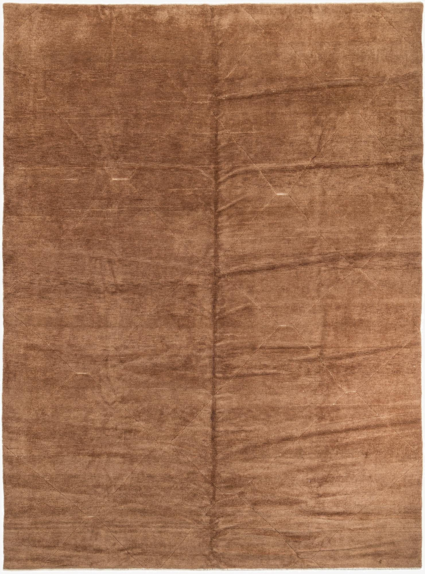 9' 10 x 13' 4  Hand Knotted Moroccan Wool Rug