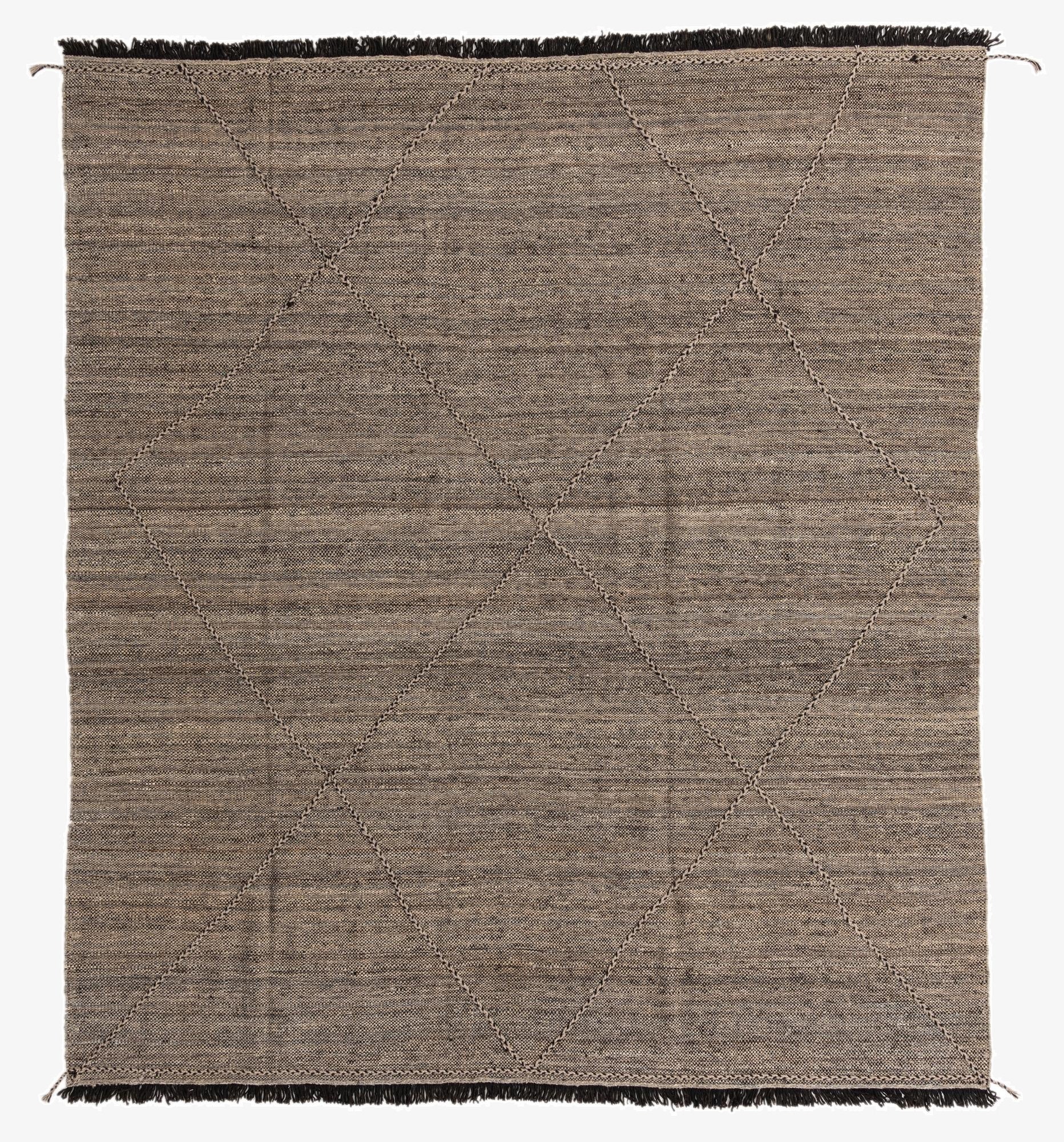 8' 5 x 9' 5  Hand Knotted Moroccan Wool Rug