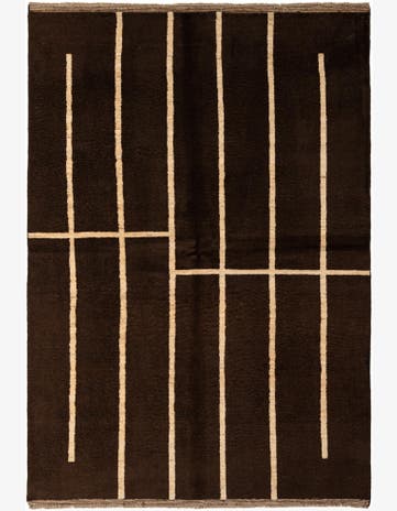 5' 7 x 7' 11 Hand Knotted Moroccan Wool Rug