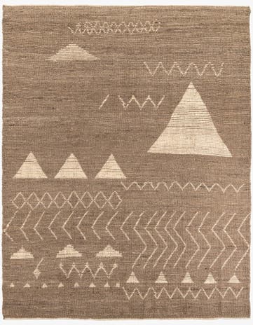 8' 4 x 10' 6 Hand Knotted Moroccan Wool Rug