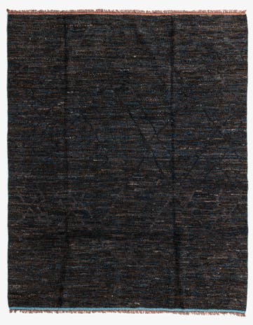 8' 4 x 10' Hand Knotted Moroccan Wool Rug