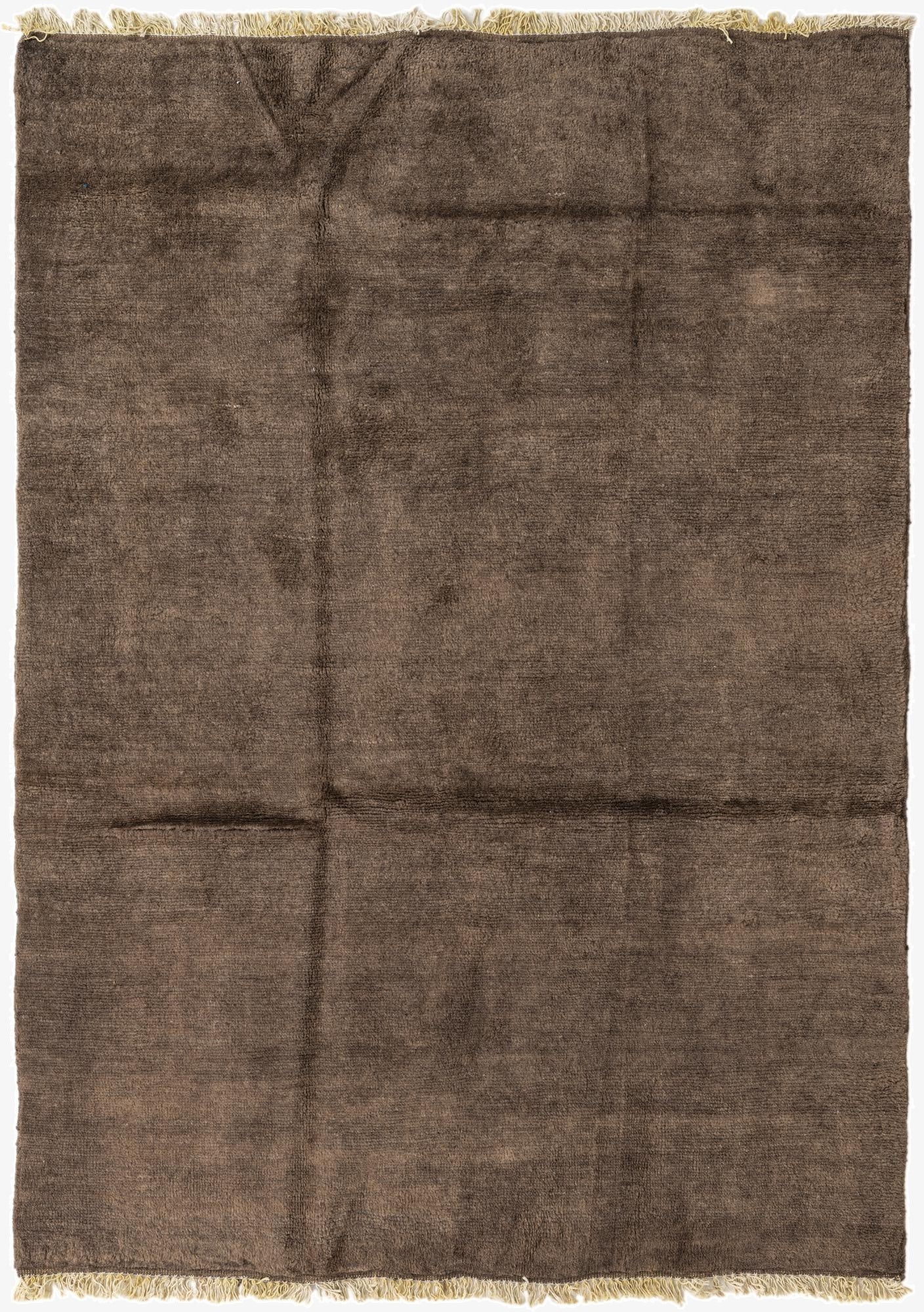 5' 9 x 7' 10  Hand Knotted Moroccan Wool Rug