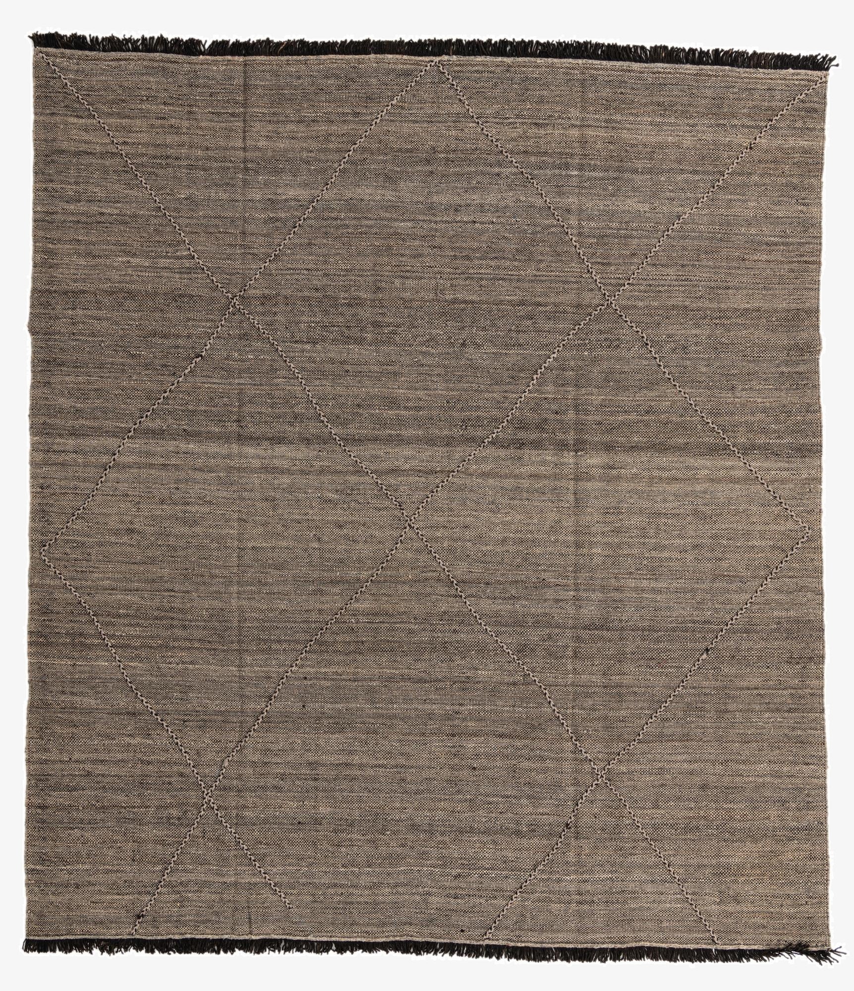 8' 6 x 9' 9  Hand Knotted Moroccan Wool Rug