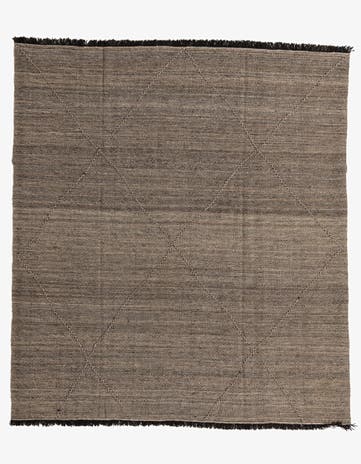 8' 6 x 9' 9 Hand Knotted Moroccan Wool Rug