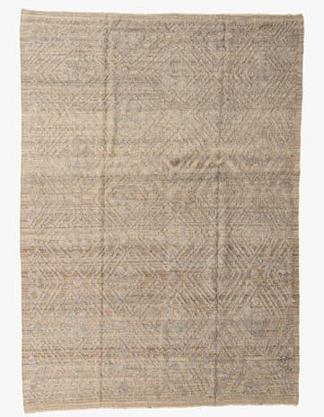 8' 10 x 12' 4 Hand Knotted Moroccan Wool Rug