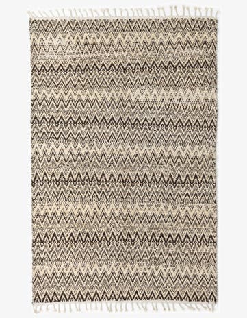 5' 3 x 8' 1 Hand Knotted Moroccan Wool Rug