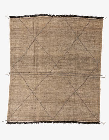 8' 5 x 9' 4 Hand Knotted Moroccan Wool Rug