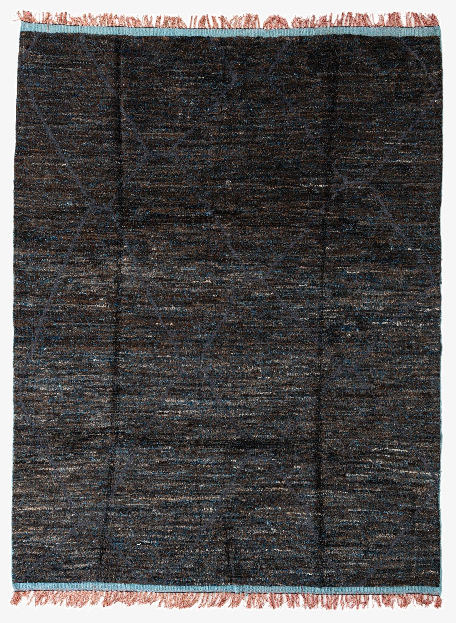 7' 10 x 10' 3  Hand Knotted Moroccan Wool Rug