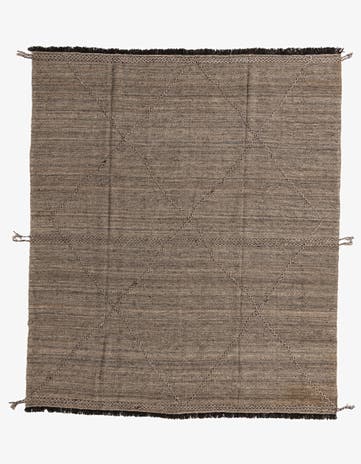 8' 3 x 9' 9 Hand Knotted Moroccan Wool Rug