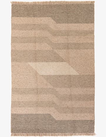 6' 7 x 10' Hand Knotted Moroccan Wool Rug