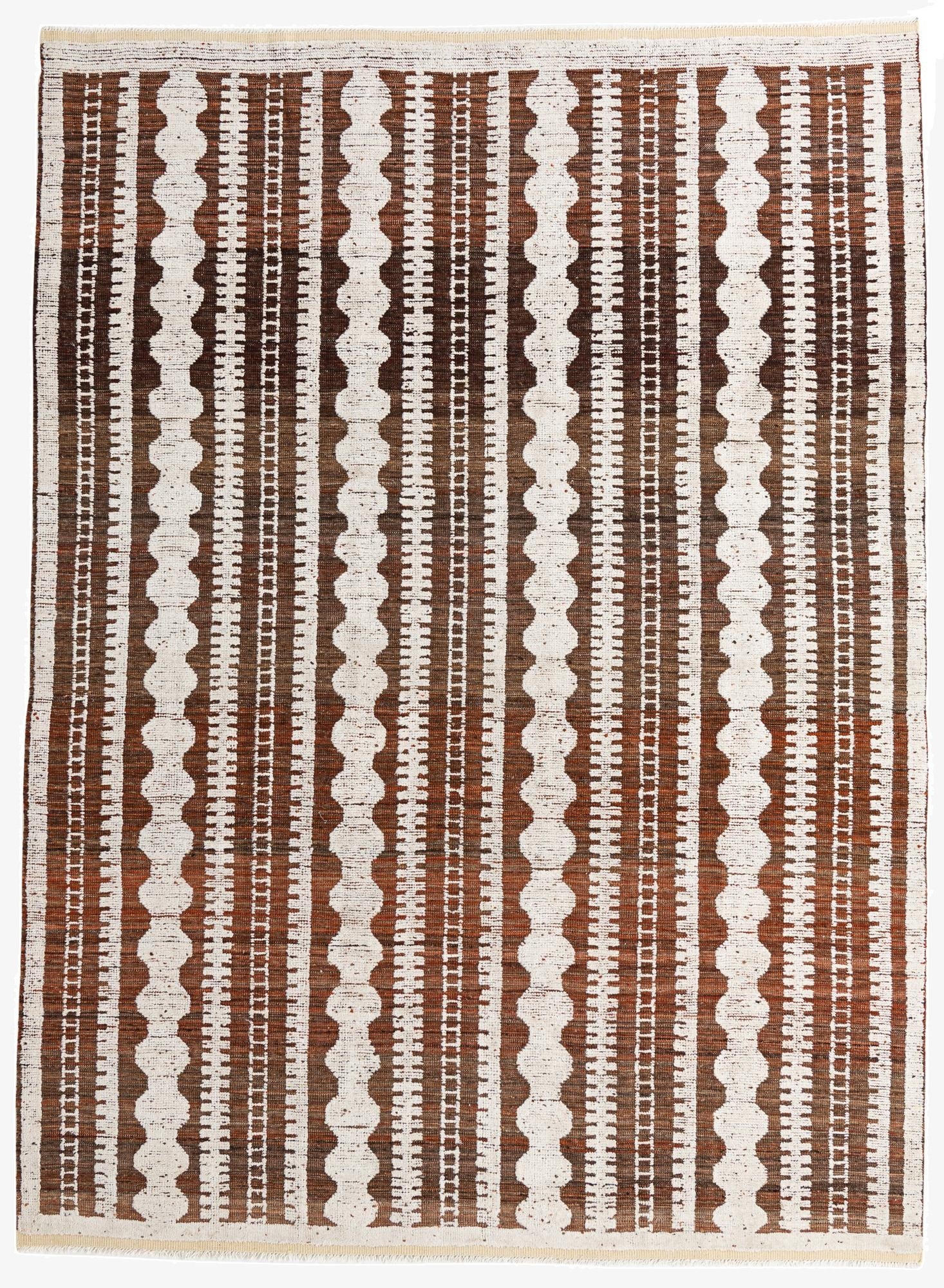 8' x 11'  Hand Knotted Moroccan Wool Rug