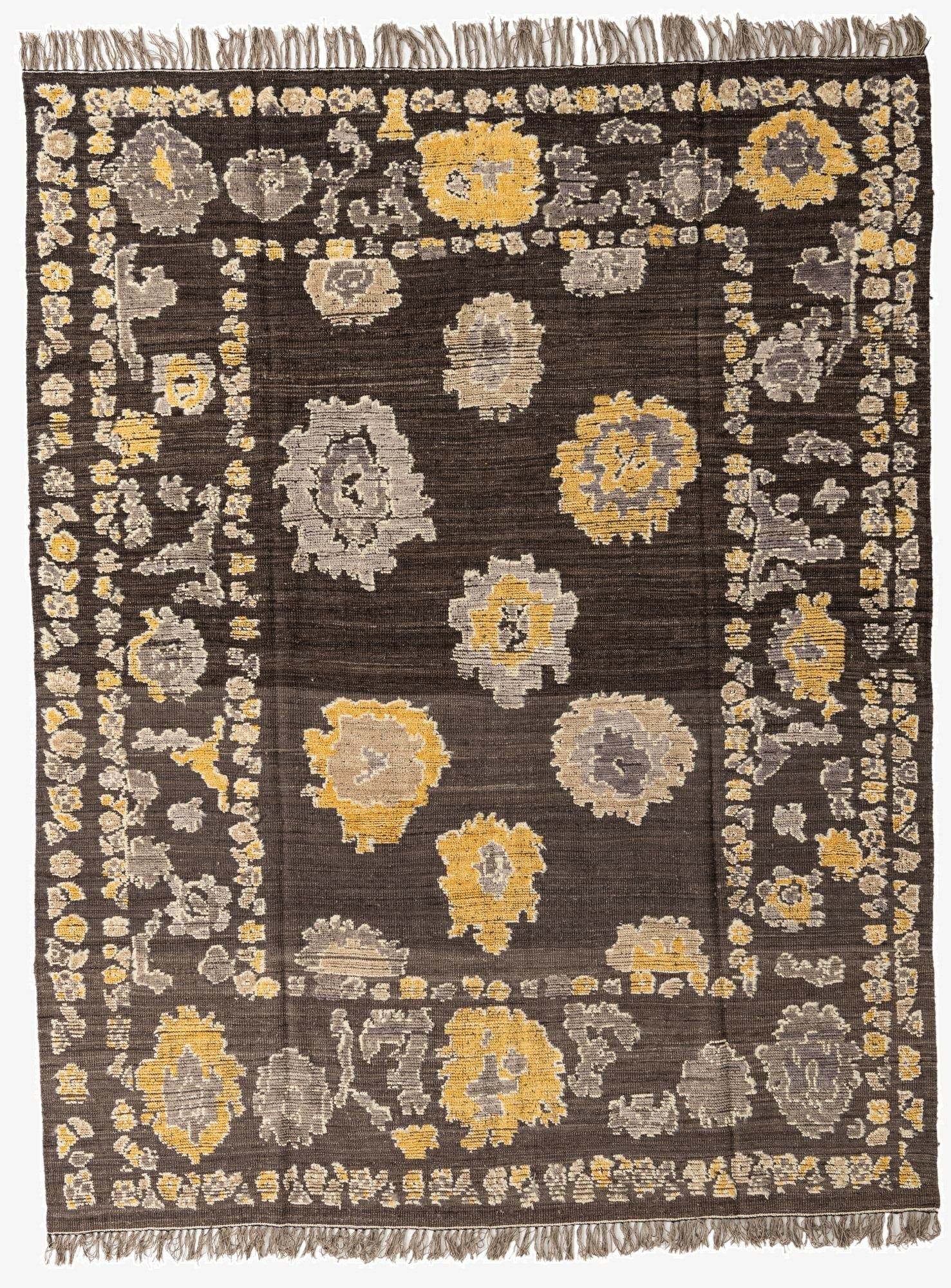 7' 10 x 10' 2  Hand Knotted Moroccan Wool Rug