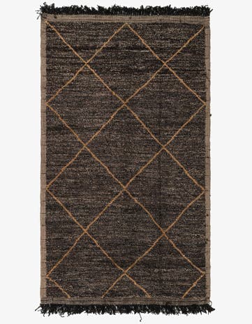 5' 2 x 8' 9 Hand Knotted Moroccan Wool Rug