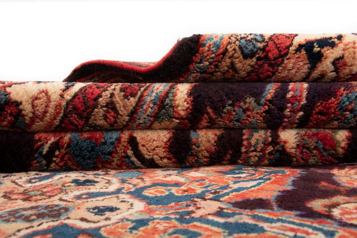 Detail image of 5' 10 x 10' 2 Hand Knotted Nahavand Persian Wool Rug