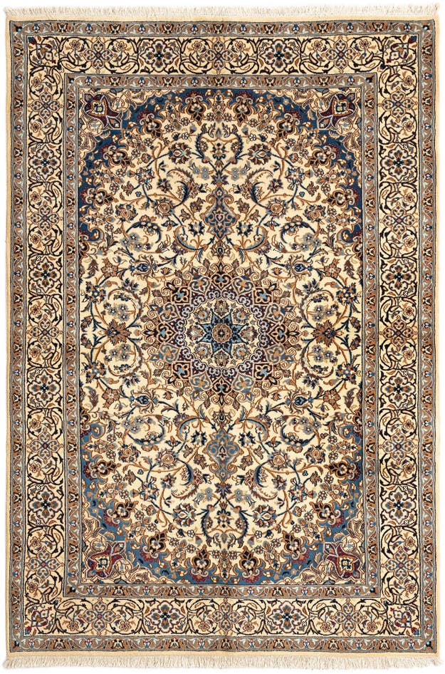 Detail image of 6' 9 x 9' 11 Nain Wool Rug