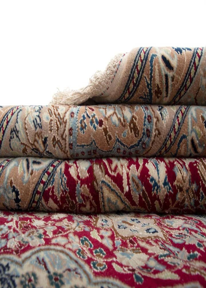 5' 3 x 8' 1 Hand Knotted Nain Persian Rug