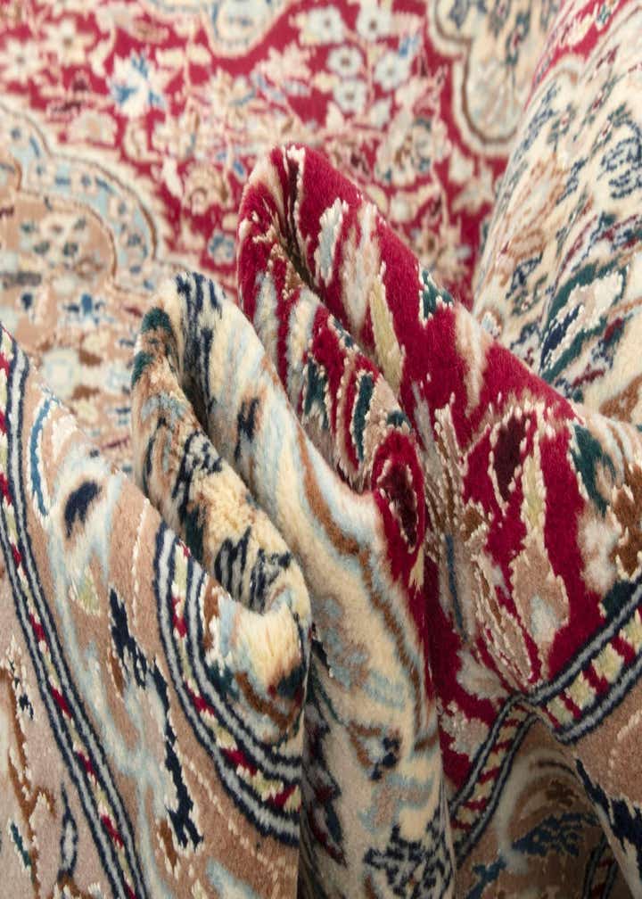 5' 3 x 8' 1 Hand Knotted Nain Persian Rug