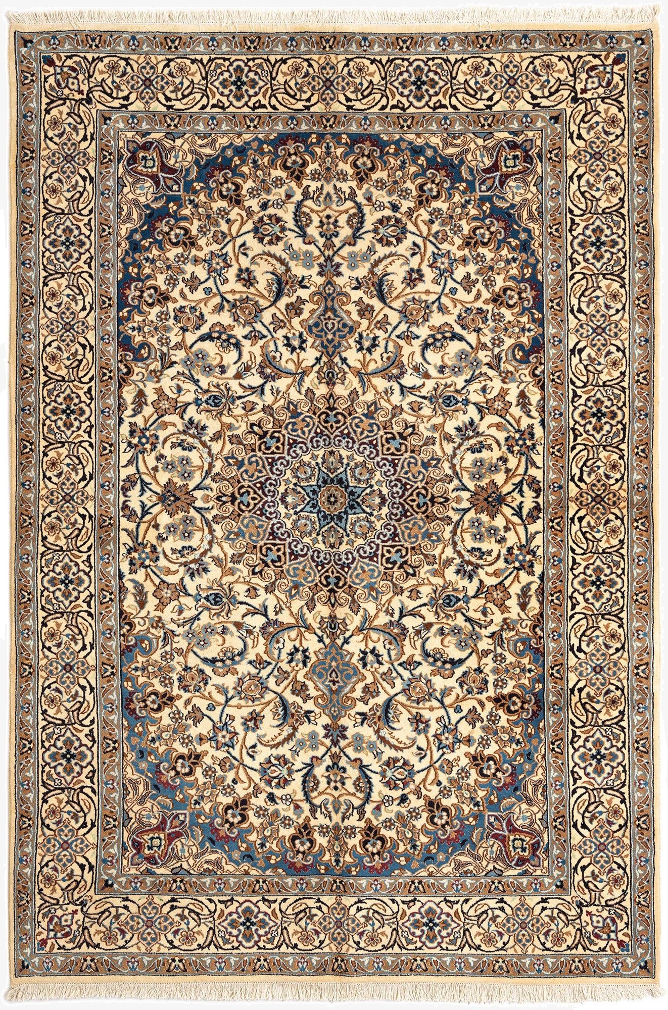 6' 9 x 9' 11 Nain Wool Rug