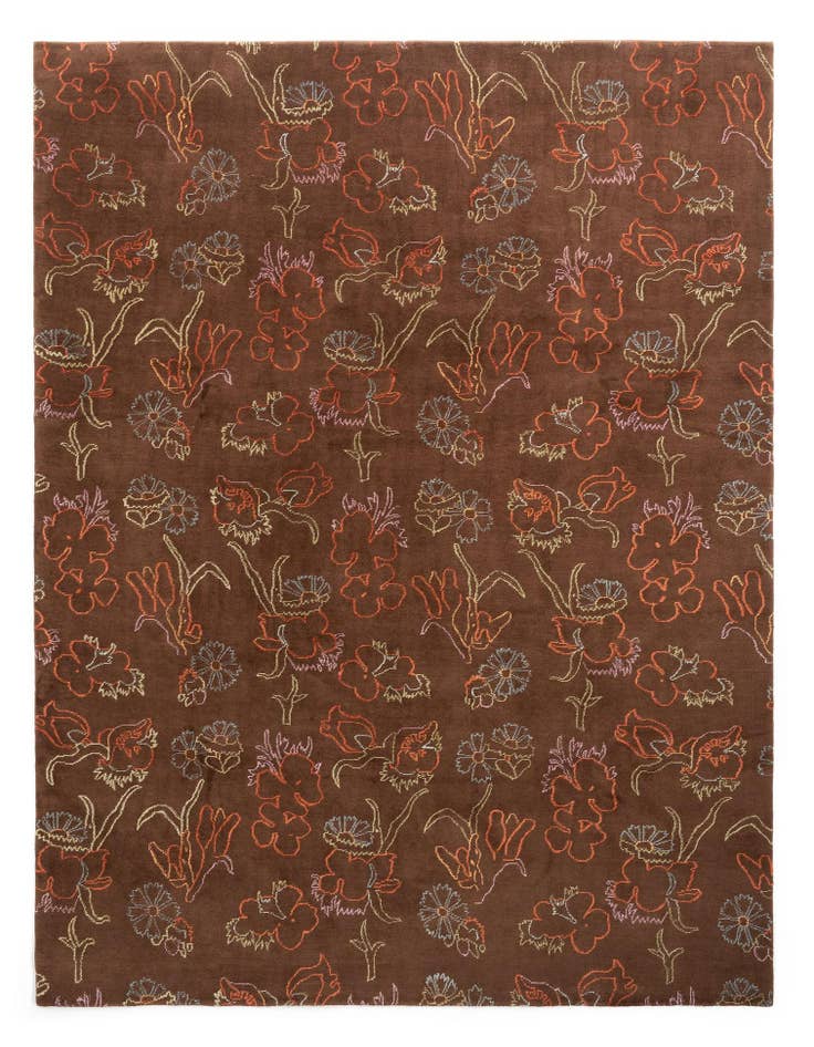 Detail image of 7' 7 x 9' 11 Hand Knotted Nemoh Rug