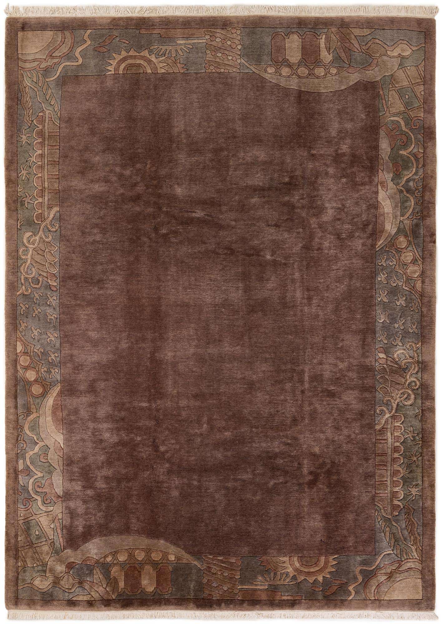 8' 2 x 11' 3 Hand Knotted Nepal Wool Rug