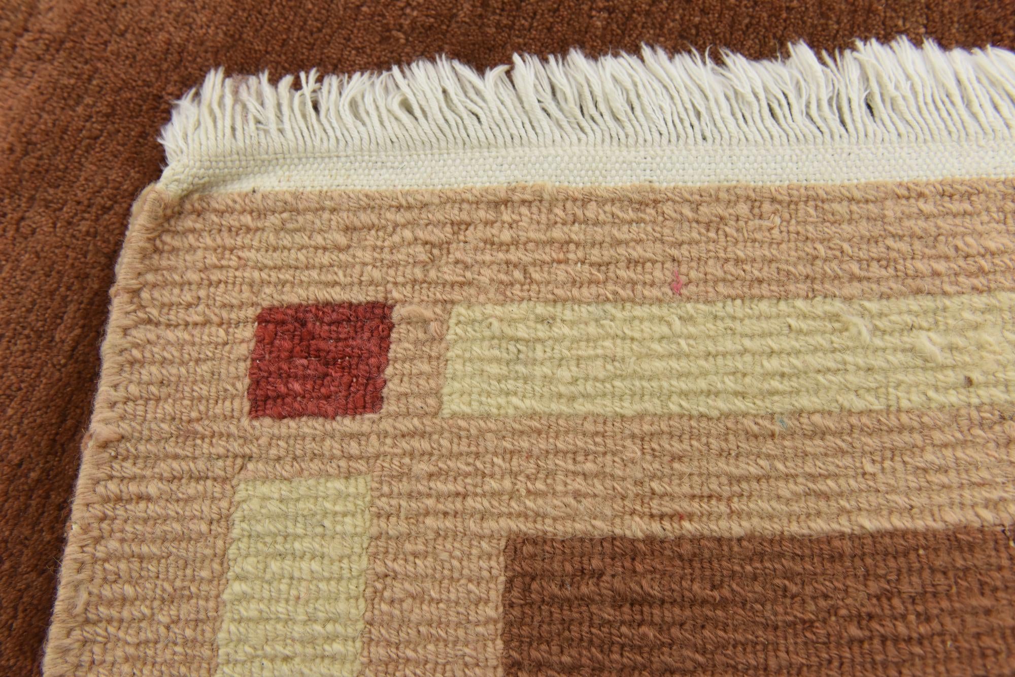 4' 9 x 6' 6 Hand Knotted Nepal Wool Rug