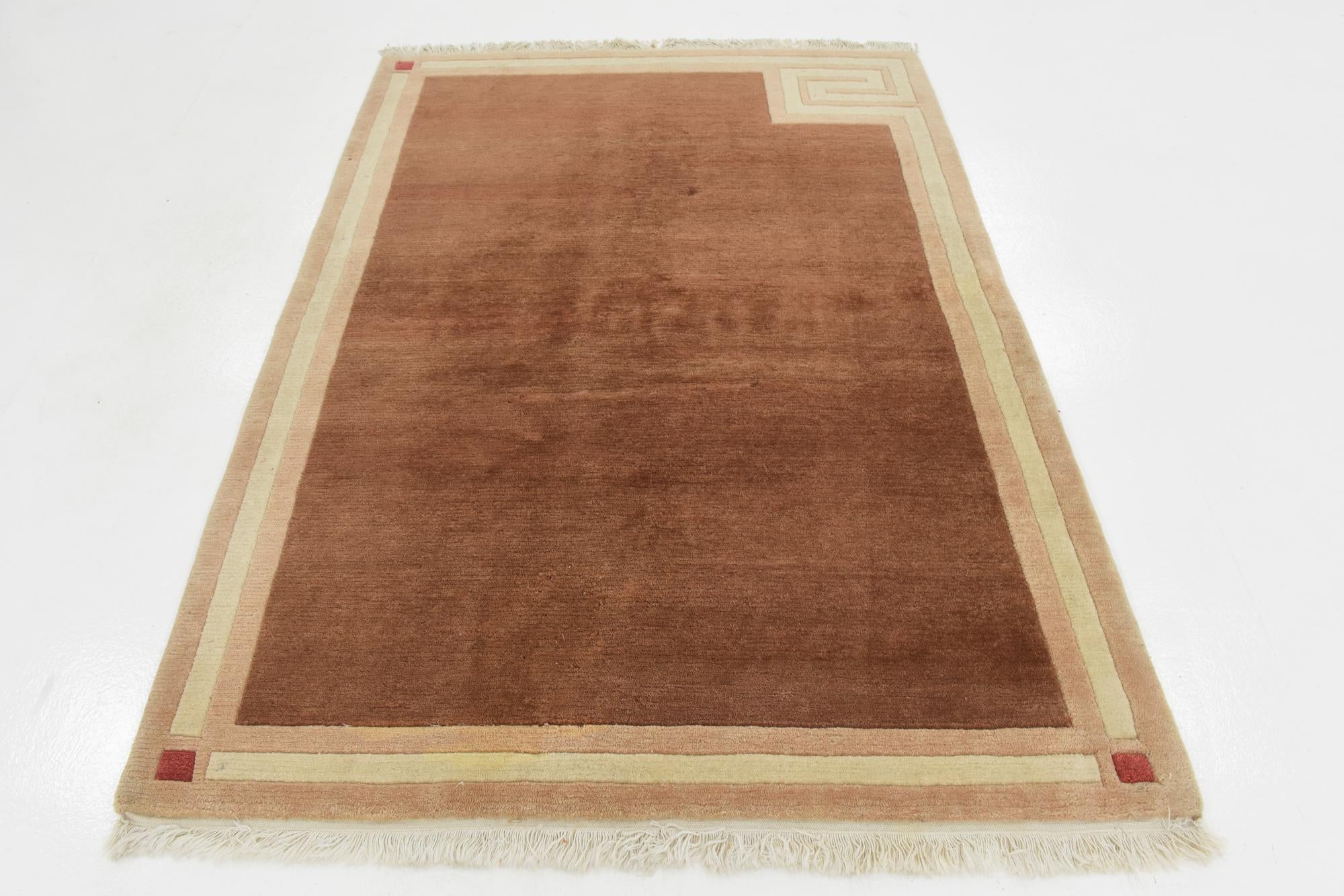 4' 9 x 6' 6 Hand Knotted Nepal Wool Rug