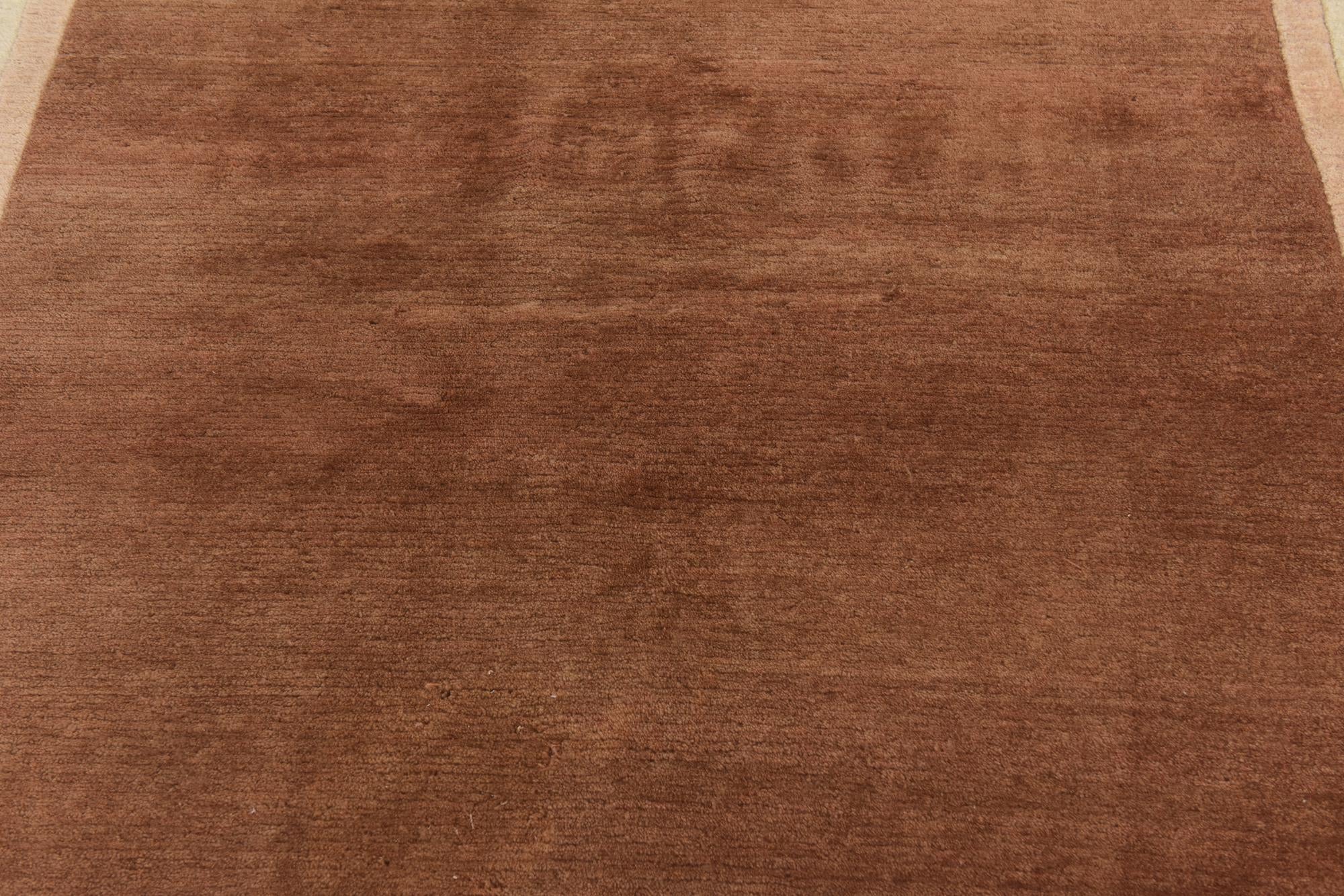 4' 9 x 6' 6 Hand Knotted Nepal Wool Rug