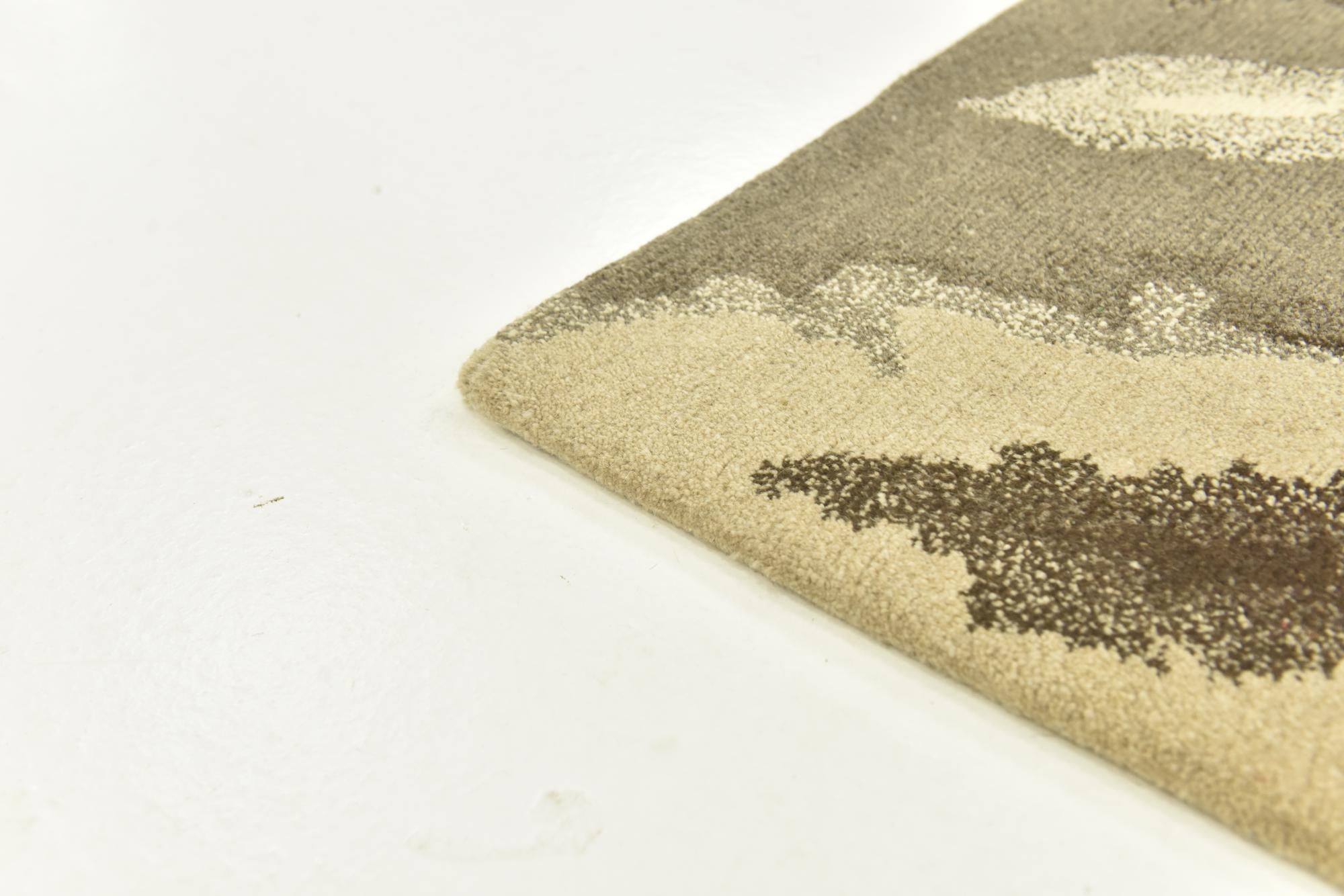 4' x 6' Hand Knotted Nepal Wool Rug