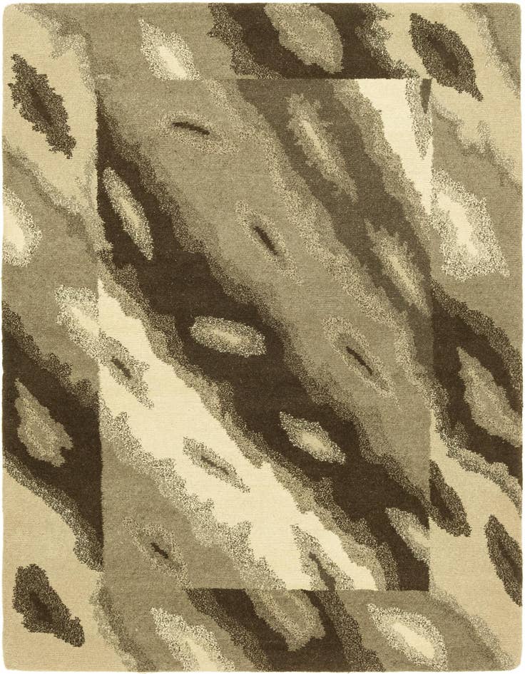 Detail image of 4' x 6' 1 Hand Knotted Nepal Wool Rug